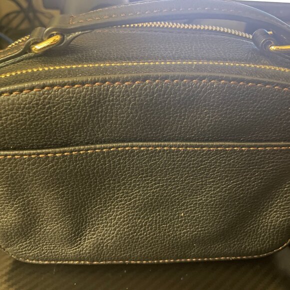 Dooney & Bourke Black Pebble Leather Ambler Crossbody/Top Handle – Missing Strap - Picture 2 of 6